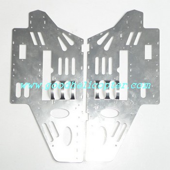 fxd-a68690 helicopter parts metal main frame set 2pcs (silver color) - Click Image to Close